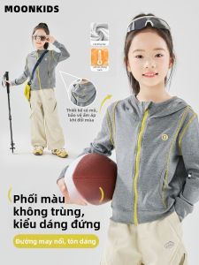 Moonkids | Tennis Softshell Jacket Hooded Outdoor Training Childrens Jacket