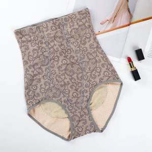 Cuihua Abdominal Pants Postpartum Baby Mom Belly Shaping Waist Belly Contrasting Hip Raise Shaping Cotton Lining Breathable High Waist Underwear