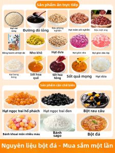 WHITE ISLAND | Bột Đá và Trái Cây Mix Phụ Gia Nhỏ