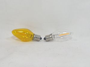 Bóng đèn led Edison giả sợt đốt trái ớt cà na 1w đuôi E12 (trong vàng)