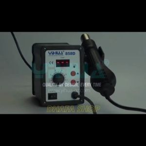 BARU Taffware 858D Desoldering Heat Gun Solder Blower Uap Servis Hp Full Set Lengkap 220V 700W