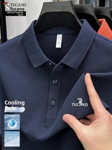TUCANO | Ice Silk Seamless Short Sleeve Polo Shirt
