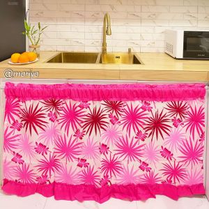 Parfala Design Kitchen Sink Curtain standard Size 60 x30 inches