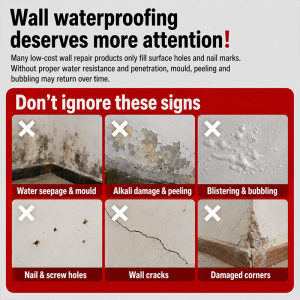10 YEARS LIKE NEW Wall Repair Paste Wall Repair Cream Wall Crack Repair Waterproof Wall Filler Wall Putty Anti Mold 補牆膏
