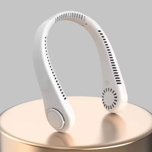 Outdoor Portable Electric Fan Rechargeable Bladeless Mini Hanging Neck Fan Adjustable Cooling Desk Fan
