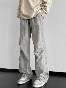 American Style Loose Casual Pants Mens Spring Autumn Outdoor Sports Paratrooper Workwear Quick Dry Long Trousers