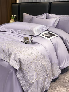 Accessible Luxury Fancy Pure Cotton Four-Piece Set Wedding Red Cotton Quilt Cover Festive Wedding Dowry Bedding