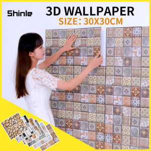 PVC Wallpaper Stickers: Waterproof Room Design with 3D Wall Stickers & Foam Bricks