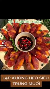 Lạp Xưởng TÔM Tươi Trứng Muối Minh Triết