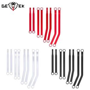 Aluminum Front Rear High Clearance Link Rods Set for 1/30 RC Crawler Car AXIAL SCX30 Ford Bronco Jeep Wrangler JLU Upgrade Parts