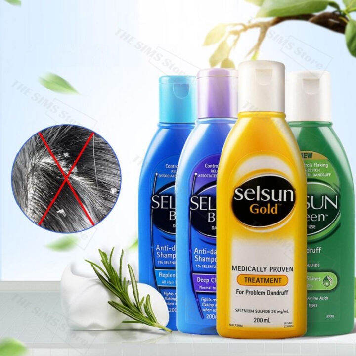 Ready Stock】SELSUN BLUE(Deep Cleansing, Replenishing) SELSUN GOLD