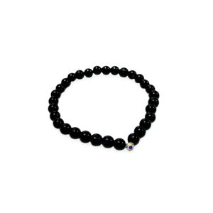 Usagi Zircon Pearls Bracelet Gelang Mutiara Zircon Elastis Pearl Elastic Handmade Fashion