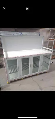 Sales tủ chén mặt đá để bếp ga có tấm chắn dài bếp 120
