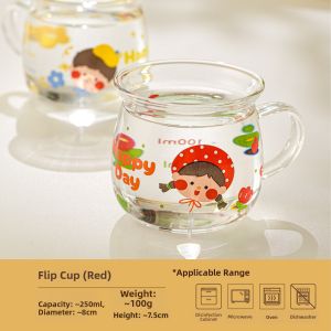 Heat-resistant Scale Straws Milk Glass