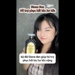 COMBO Dầu Gội Dầu Xả Phục Hồi Tóc Hư Tổn Nặng Do Uốn Ép Khô Xơ Chẻ Ngọn Moist Diane Extra Damage Repair 450ml