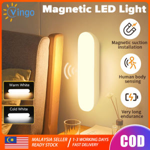 Lampu LED Bilik Tidur Motion Sensor Light USB Rechargeable Cabinet Lamp White/Warm Lampu Sensor night light Bedroom Light 人體感應燈