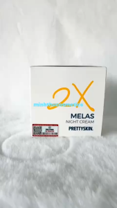 Kem Nám Dưỡng Trắng Mờ Thâm PrettySkin Melas 2X Cream - 50ml