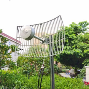 WIFI 4G 5G mimo parabolic antenna /outdoor antenna 2x30dBi 698-6000MHz with 2PCS 15meters extension wire for HUAWEI router B310 B593 ZTE MF283+