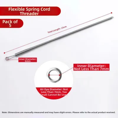 Flexible Spring Hole Punching Tool Elastic Waistband Rope Threading Device Multi-Purpose Fabric Strapping Auxiliary Device
