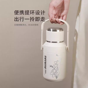 316 stainless steel insulated cup large capacity portable insulated pot with tea filter 800ml/1200ml