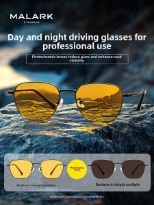 MALARK | Night and Day Polarized Anti-glare Night Driving Sunglasses