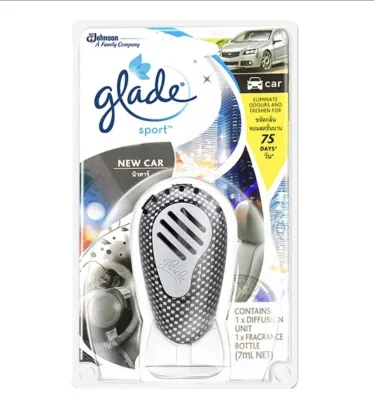 เกลด สปอร์ต น้ำหอมปรับอากาศในรถ 7มล. Glade Sport Car Air Freshener Starter 7ml.