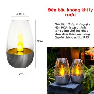 LIANGGUANGJING | Đèn Trang Trí Giả Nến LED Chống Nước Cho Vườn
