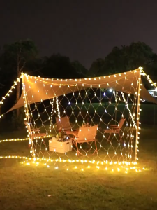 🔥จัดส่งทันที🔥ไฟตกแต่ง ตาข่ายไฟ ไฟตาข่าง ขนาด ปรับได้8โหมด ประดับเทศกาล ไฟคริสต์มาส 1.5MX1.5M / 2X3M สำหรับตกแต่งวันหยุด