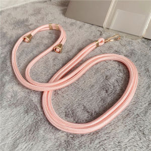 160ซม.สีชมพูโทรศัพท์มือถือLanyardปรับCrossbodyสายคล้องคอUniversalโทรศัพท์Lanyardพร้อมคลิปสําหรับโทรศัพท์ส่วนใหญ่กรณี