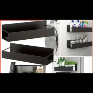 Magnetic Refrigerator Storage Rack Side Wall-mounted Spice Rack Kitchen Moveable Organizer Shelf
