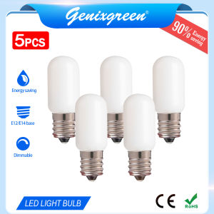 5pcs E12 E14 LED Edison Light Bulb 1W 2700K 4000K 6000K Milky White LED Filament Night Bulb 90% energy efficient decorative Lamps