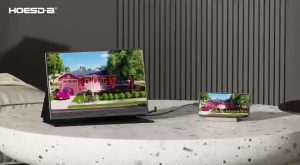 HOESD.a 15.6inch Touch Monitor Portable Monitor IPS 400cd/m2 USB-C Gaming Monitor For Laptop  Phone Mini Pc