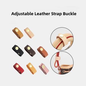 Genuine Leather Handbag Strap Shortening Buckle Shoulder Strap Adjustable Clip Accessory Cowhide Bag Fixed Buckle Fashion Accessories