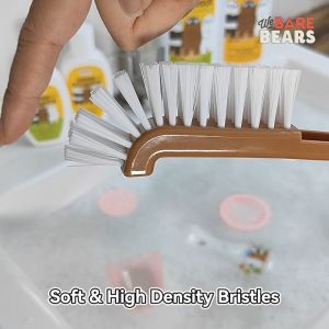 We Bare Bears 2in1 Berus Pembersih Botol Susu Bayi / Foldable Baby Feeding Bottle & Nipple Cleaning Brush 30531 WBB