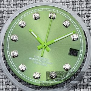 29MM D-J Style Diamond Dial And Hand Set Black Blue Pink Gold White Brown Sunburst Dial Fit NH35/NH36 Movement Watch Repair Tool