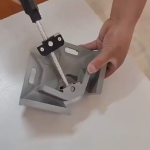 Remax Corner Clamp 90 Degree Pro Corner Aluminum Alloy Adjustable Miter Tools for WoodworkingFor Welding DoorBoxes) - Hold Steel Rod and Metal Pipes