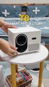T8 โปรเจคเตอร์ออโต้โฟกัส สมาร์ทโปรเจคเตอร์ ระบบ Android 11 รองรับความละเอียด 4K 500 ANSI ลูเมน