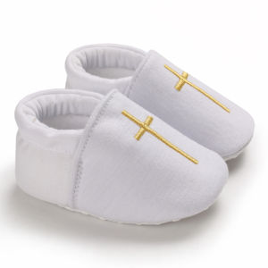 White Christening NewbornBaby Sneakers Comfortable  Ventilate Toddler Shoes Soft Soled Non Slip