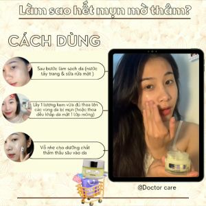 [MUA NHIỀU GIÁ TỐT ]  COMBO 2 Kem giảm Mụn ẩn Mụn đầu đen cho da dầu Doctor Care Acnes Elimination Cream 30g ( BẢN NÂNG CẤP )