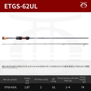 Cần Câu Cá Mồi Nhẹ Micro UL Casting Stream