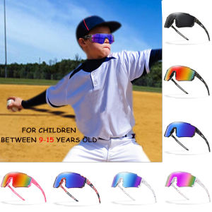 Age 9-15 Youth Cycling Glasses Teenagers Sunglasses Mtb Bike Bicycle Baseball Goggles Children Outdoor Sport Boys Girls UV400