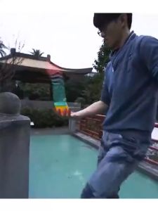 1pcs kids toys Rainbow Circle Funny Toys Early Development Educational Folding Plastic Spring Coil Childrens Creative Magical Toys