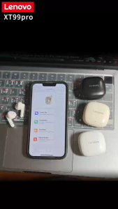 Lenovo หูฟังบลูทูธ ASMR ชุดหูฟัง TransKit APP AI Translator แบบเรียลไทม์ 134 ภาษา หูฟังหูฟังไร้สาย 13 ชั่วโมงจอแสดงผล