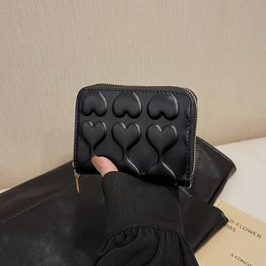 กระเป๋าสตางค์ทรงสั้นสำหรับผู้หญิง กระเป๋าใส่บัตรนักเรียนแบบมีซิป กระเป๋าใส่เหรียญ ดีไซน์เรียบง่าย สไตล์ยุโรป วัสดุ PU