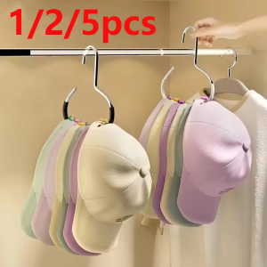 1/2/5pcsVersatile Manganese Steel Round Hook - Perfect for Hats Ties Scarves & Bags Strong Load-Bearing Non-Deformable