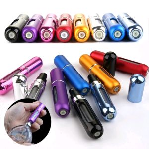【Local】Portable Atomizer Perfume Bottle 5ml Mini Refillable Empty Bottle Perfume Atomizer Spray Bottle Scent Pump Case For Travelling Travel Essential