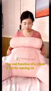 Ice Silk Headboard Cushion Reading Pillow Soft Lumbar Support Pillow Can Be Disassembled And Washed Large Backrest Cushion