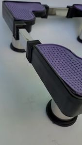 Chân kê giá đỡ Máy Giăt Tủ Lạnh tuỳ chỉnh 48-60cm Inox cao cấp Trụ đỡ chống trượt.