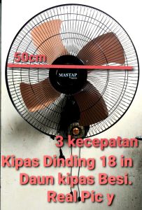 KIPAS ANGIN DINDING BESI TORNADO 18 IN- BESI BALING KIPAS GOLD 4 BALING