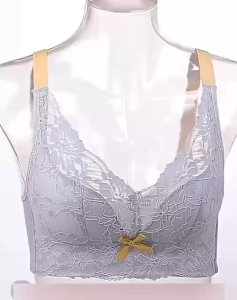 ชุดชั้นในเซ็กซี่ เซ็กซี่ บรา ไม่มีแถบเหล็ก ฟองที่มีความหนาเพิ่มเติม ผ้าเนื้ออ่อนนุ่ม สวมใส่สบาย 9228
